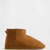 Botas de ante vegano con forro sherpa para niños