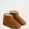 Botas de ante vegano con forro sherpa para niños
