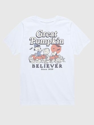 Camiseta de manga corta para niños de Peanuts Pumpkin Pals Camiseta de manga corta para niños de Peanuts Pumpkin Pals