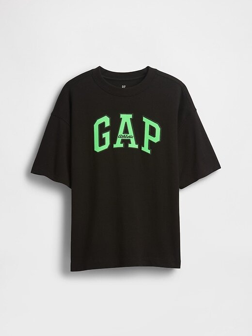 Camiseta deportiva de peso pesado para niños con logotipo Camiseta deportiva de peso pesado para niños con logotipo