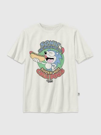 Camiseta gráfica infantil de Sonic The Hedgehog y Chilidogs Camiseta gráfica infantil de Sonic The Hedgehog y Chilidogs
