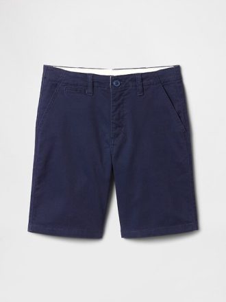 Pantalones cortos caqui holgados de 7″ para niños Pantalones cortos caqui holgados de 7″ para niños