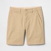 Pantalones cortos caqui holgados de 7″ para niños