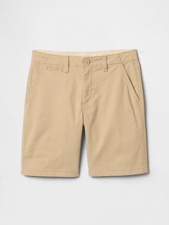 Pantalones cortos caqui holgados de 7″ para niños Pantalones cortos caqui holgados de 7″ para niños