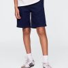 Pantalones cortos caqui holgados de 7″ para niños