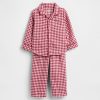 Pijama de franela reciclada para bebés y niños pequeños Pijama de franela reciclada para bebés y niños pequeños