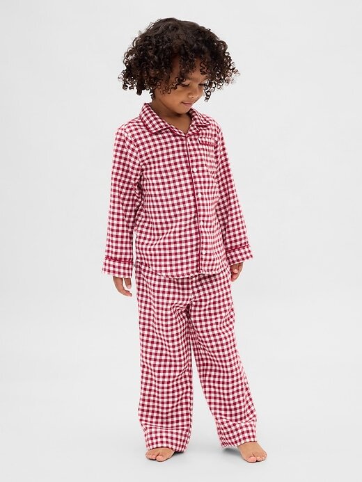 Pijama de franela reciclada para bebés y niños pequeños Pijama de franela reciclada para bebés y niños pequeños