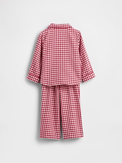 Pijama de franela reciclada para bebés y niños pequeños Pijama de franela reciclada para bebés y niños pequeños