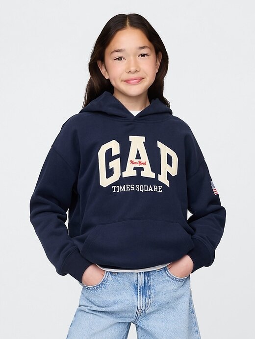 Sudadera con capucha VintageSoft NYC Times Square para niños Sudadera con capucha VintageSoft NYC Times Square para niños
