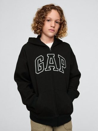 sudadera con capucha y cremallera con logotipo suave vintage para nios 1 2 330x440 - Sudadera con capucha y cremallera con logotipo suave vintage para ni&ntilde;os
