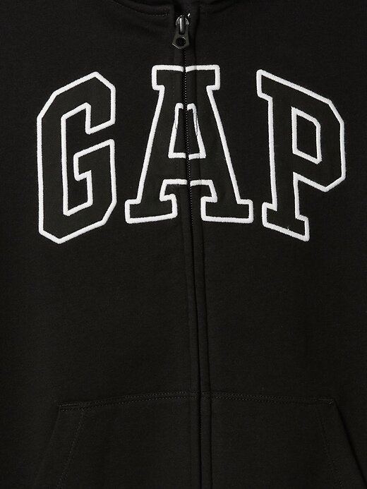 Sudadera con capucha y cremallera con logotipo suave vintage para niños Sudadera con capucha y cremallera con logotipo suave vintage para niños