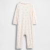 Traje de baño de una pieza sin pies de pointelle hilado suave para bebé Traje de baño de una pieza sin pies de pointelle hilado suave para bebé