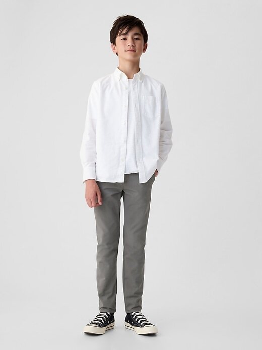 Uniformes para niños ajustados de color caqui Uniformes para niños ajustados de color caqui